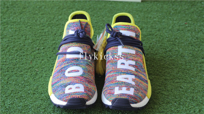 Final Version Pharrell Williams X Adidas NMD Human Race Rainbow Multicolor